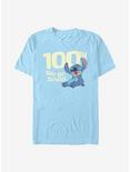 Disney Lilo & Stitch 100th Day Of School T-Shirt, LT BLUE, hi-res