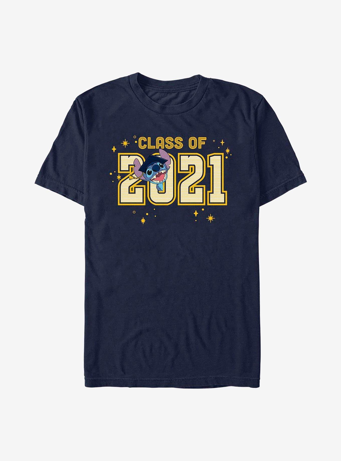 Disney Lilo & Stitch Class Of 2021 T-Shirt, NAVY, hi-res