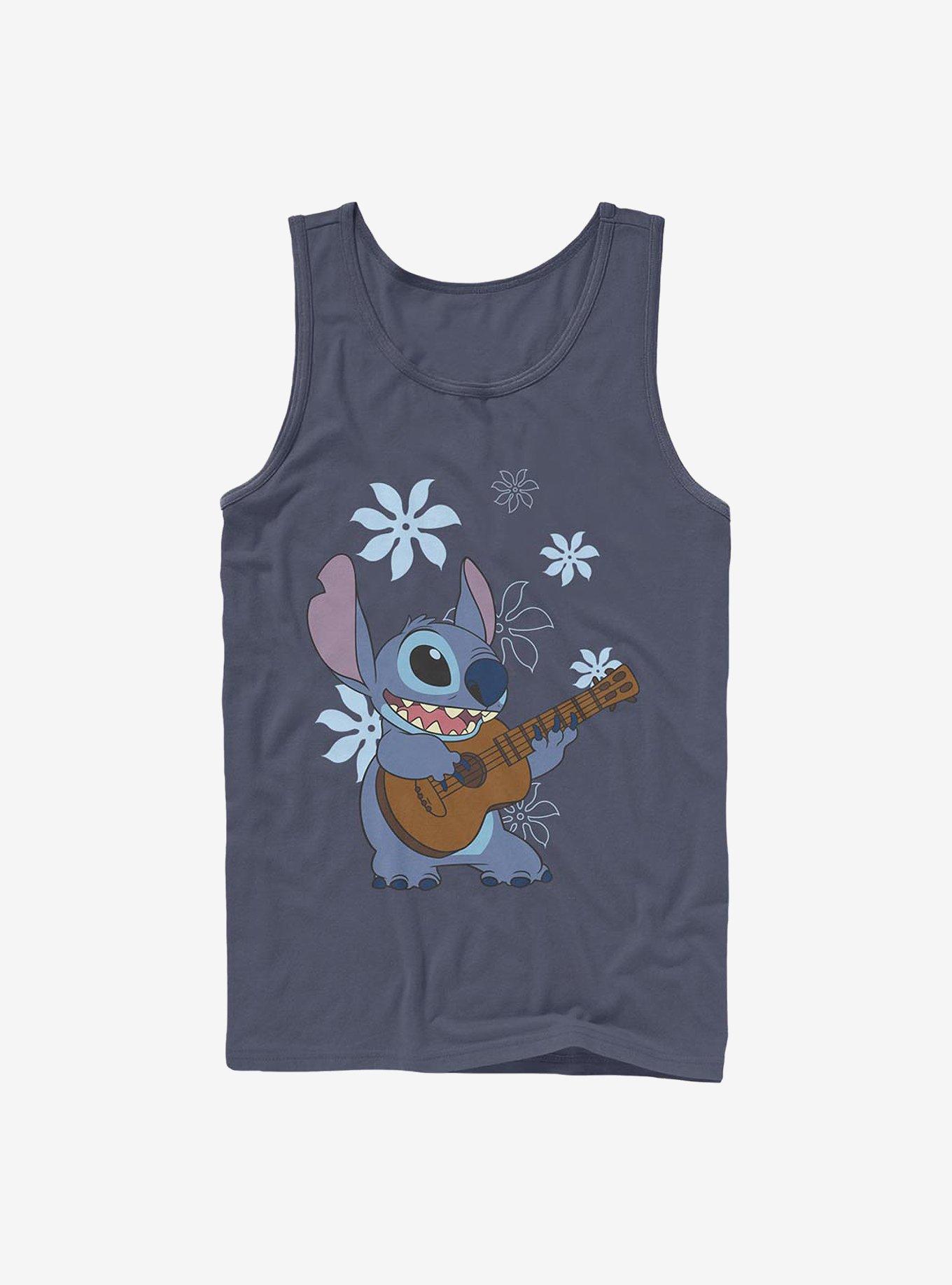 Disney Lilo & Stitch Flowers Tank, NAVY, hi-res