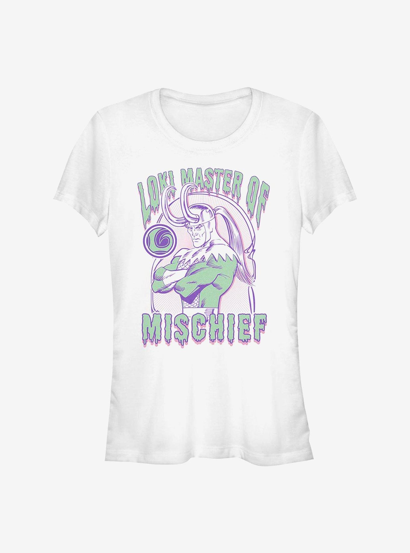 Marvel Loki Master Of Mischief Girls T-Shirt, WHITE, hi-res
