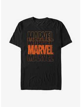 Marvel Halloween Color Logo Stack T-Shirt, , hi-res