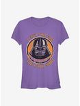 Star Wars Vader I Want You For THe Dark Side Girls T-Shirt, PURPLE, hi-res