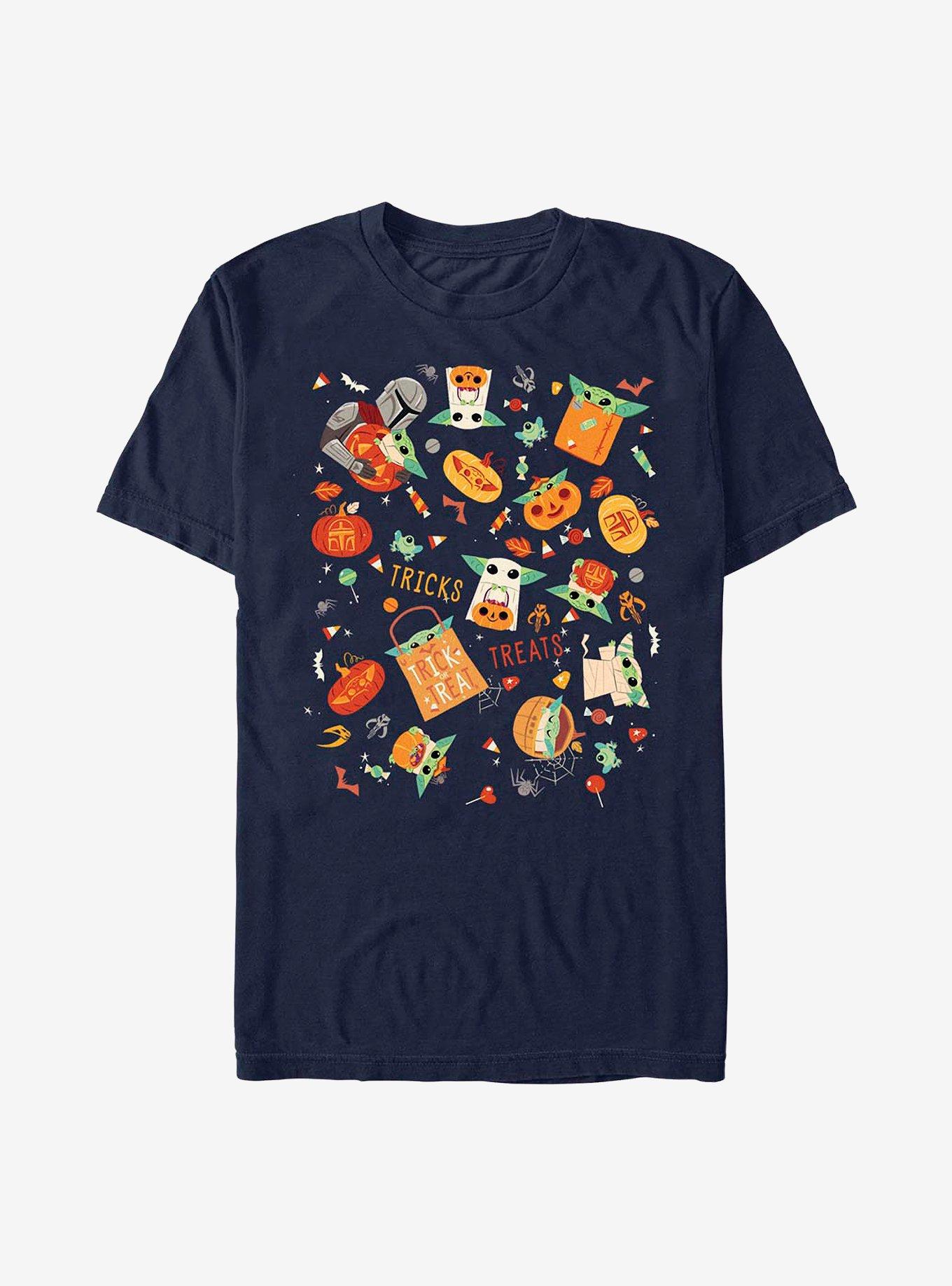 Star Wars The Mandalorian The Child Candy Hunter T-Shirt, NAVY, hi-res