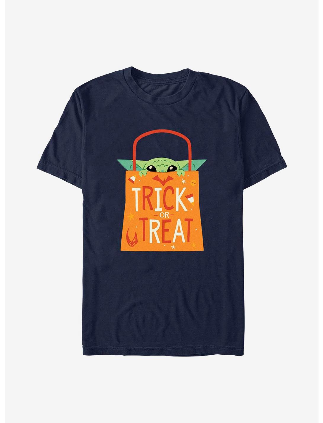Star Wars The Mandalorian The Child Trick Or Treat T-Shirt, NAVY, hi-res