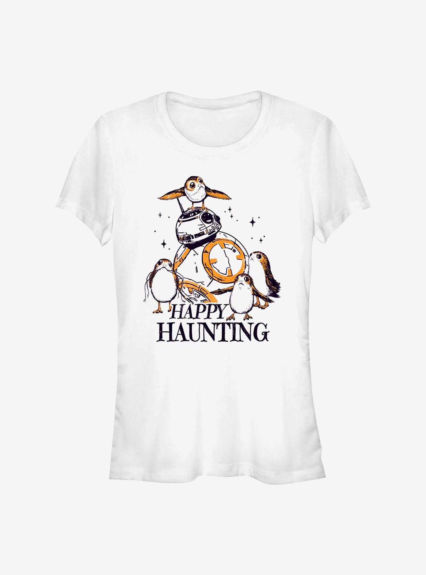 Star Wars Episode VIII The Last Jedi Happy Haunting Girls T-Shirt