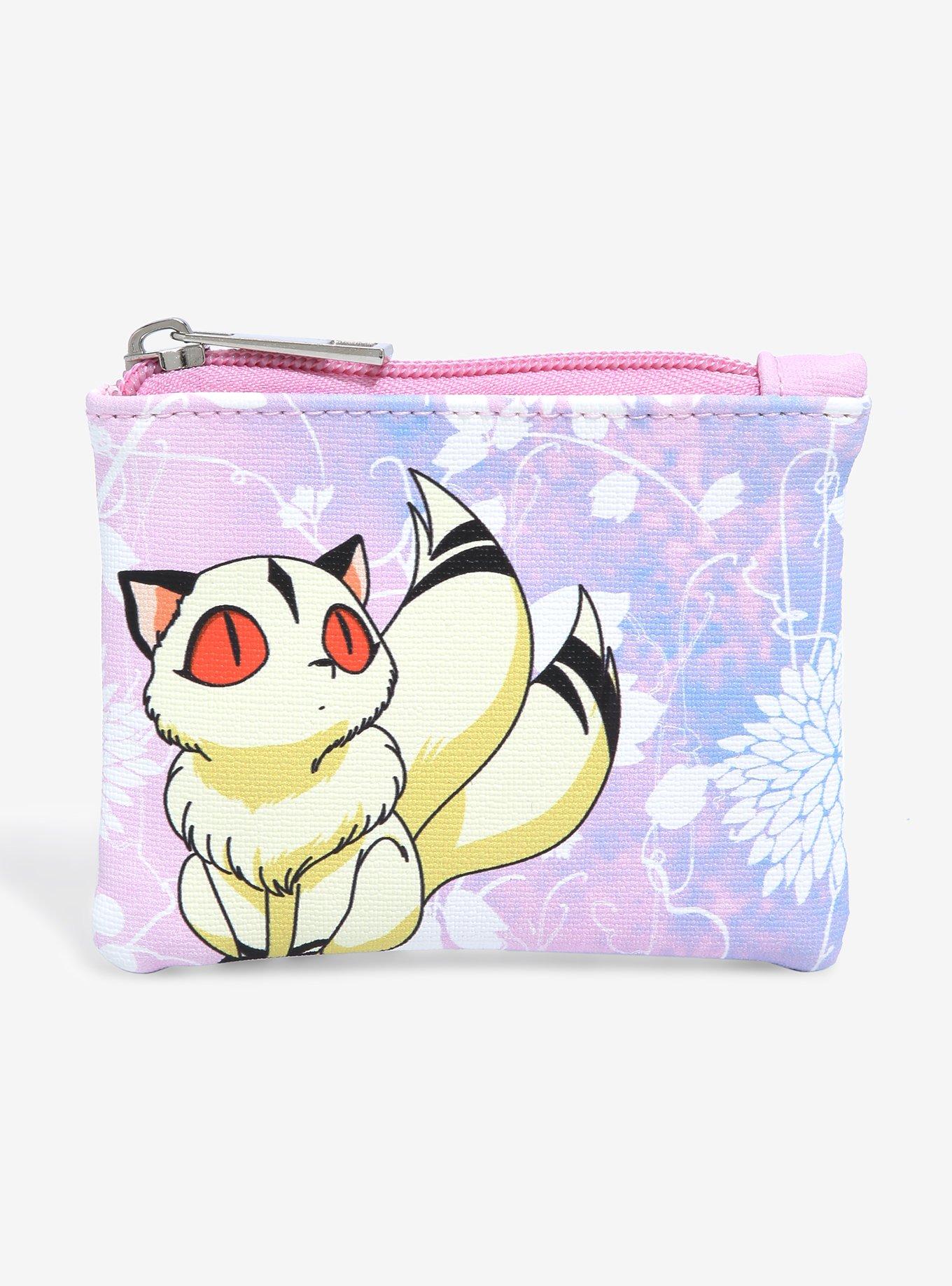 InuYasha Kirara Floral Tie-Dye Coin Purse - BoxLunch Exclusive, , hi-res