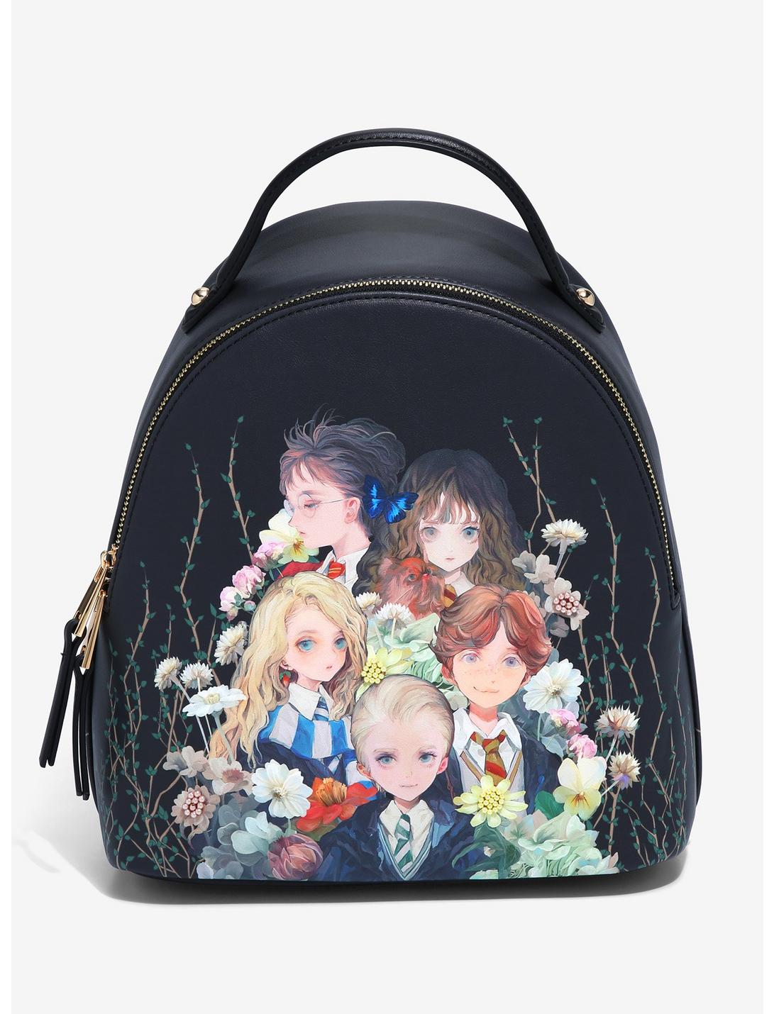Harry Potter Characters Botanical Group Portrait Mini Backpack - BoxLunch Exclusive, , hi-res