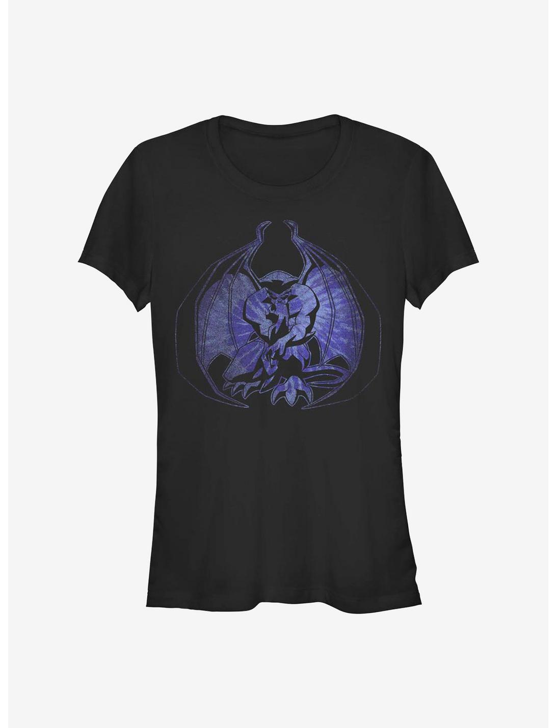 Disney Gargoyles Goliath Tie Dye Fill Girls T-Shirt, BLACK, hi-res