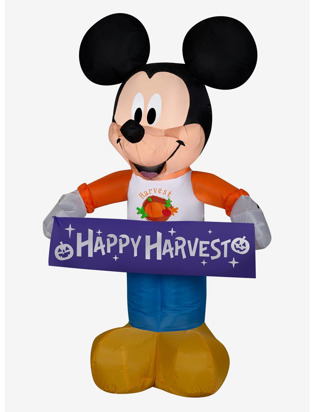Disney Mickey House Harvest Inflatable Décor, , hi-res