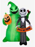 The Nightmare Before Christmas Jack and Oogie Boogie Inflatable Décor, , hi-res