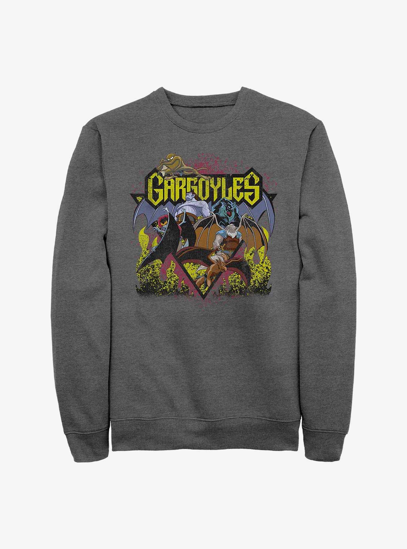 Disney Gargoyles Retro Rock Crew Sweatshirt, , hi-res