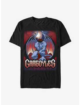 Disney Gargoyles Skyscrapers T-Shirt, BLACK, hi-res
