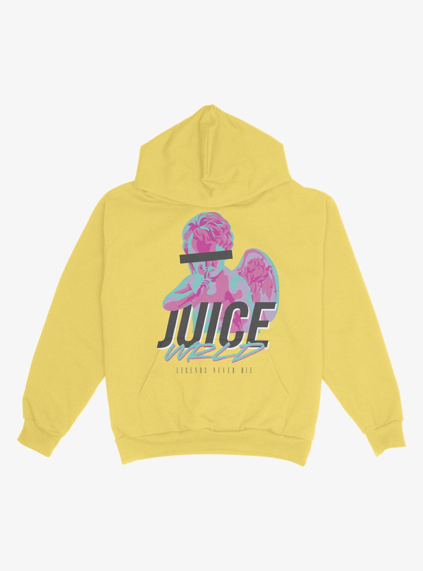 Juice wrld store hoodie yellow