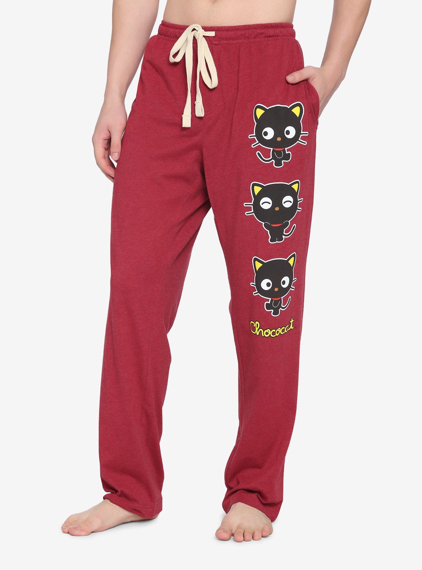 Chococat Red Pajama Pants, MULTI, hi-res