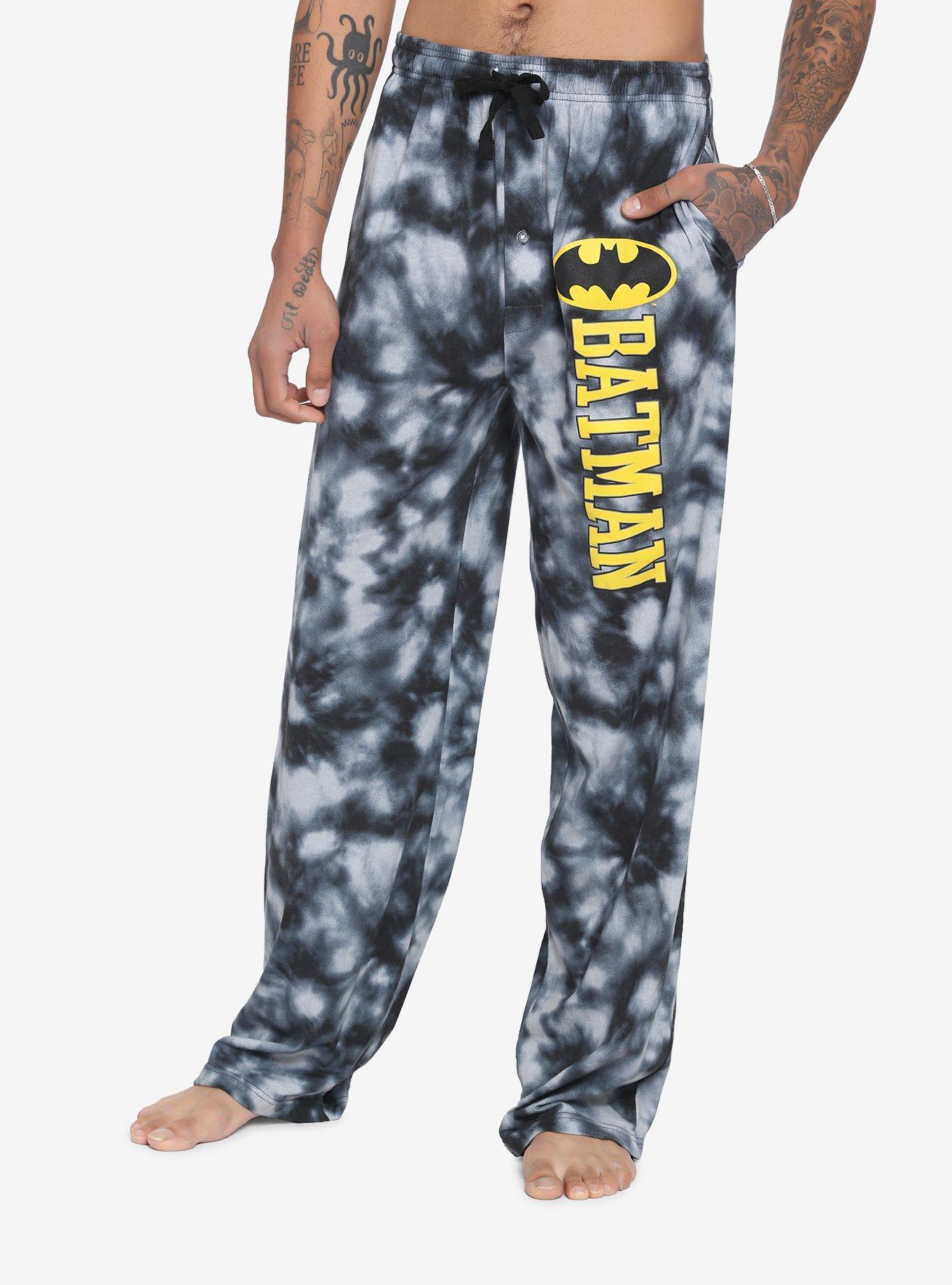 DC Comics Batman Logo Grey Wash Pajama Pants | Hot Topic