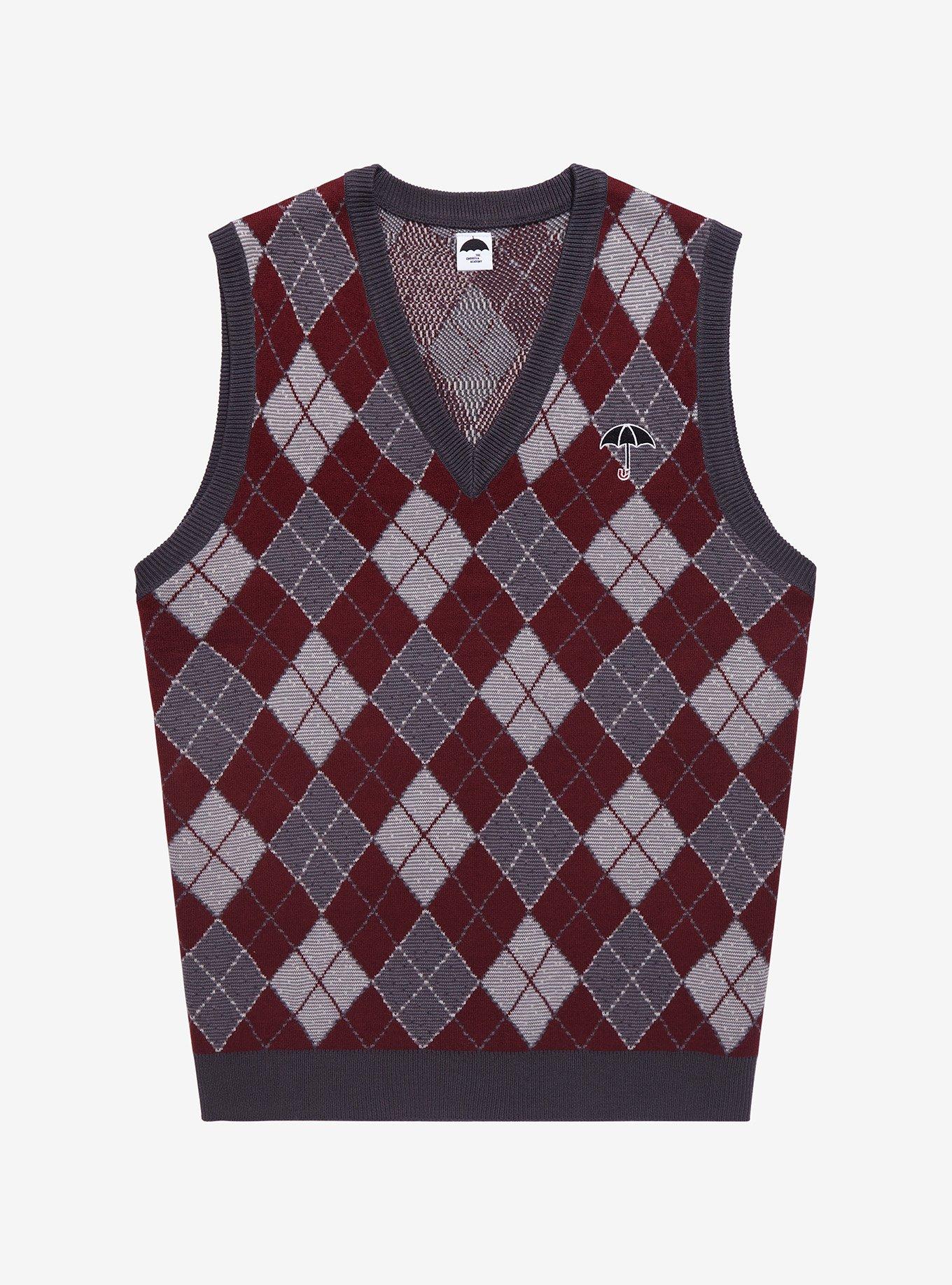 The Umbrella Academy Argyle Sweater Vest, MULTI, hi-res