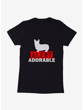 iCreate Alert Adorable Corgi Womens T-Shirt, , hi-res