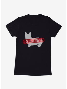 iCreate Unsupervised Corgi Womens T-Shirt, , hi-res