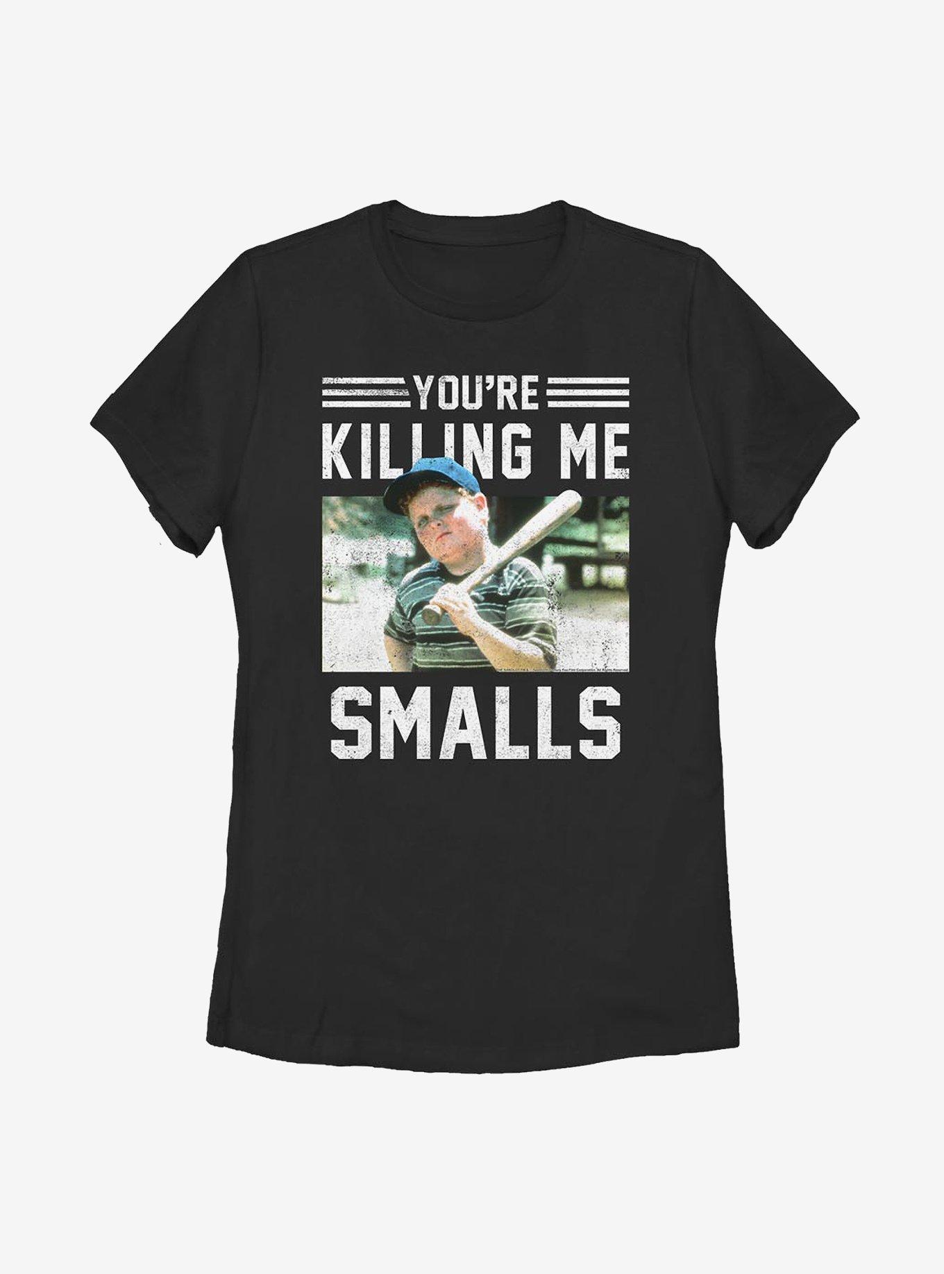 Sandlot Smalls Meme Womens T-Shirt, BLACK, hi-res