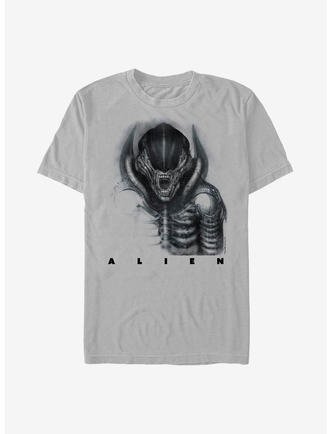 Alien Giger Alien T-Shirt, SILVER, hi-res