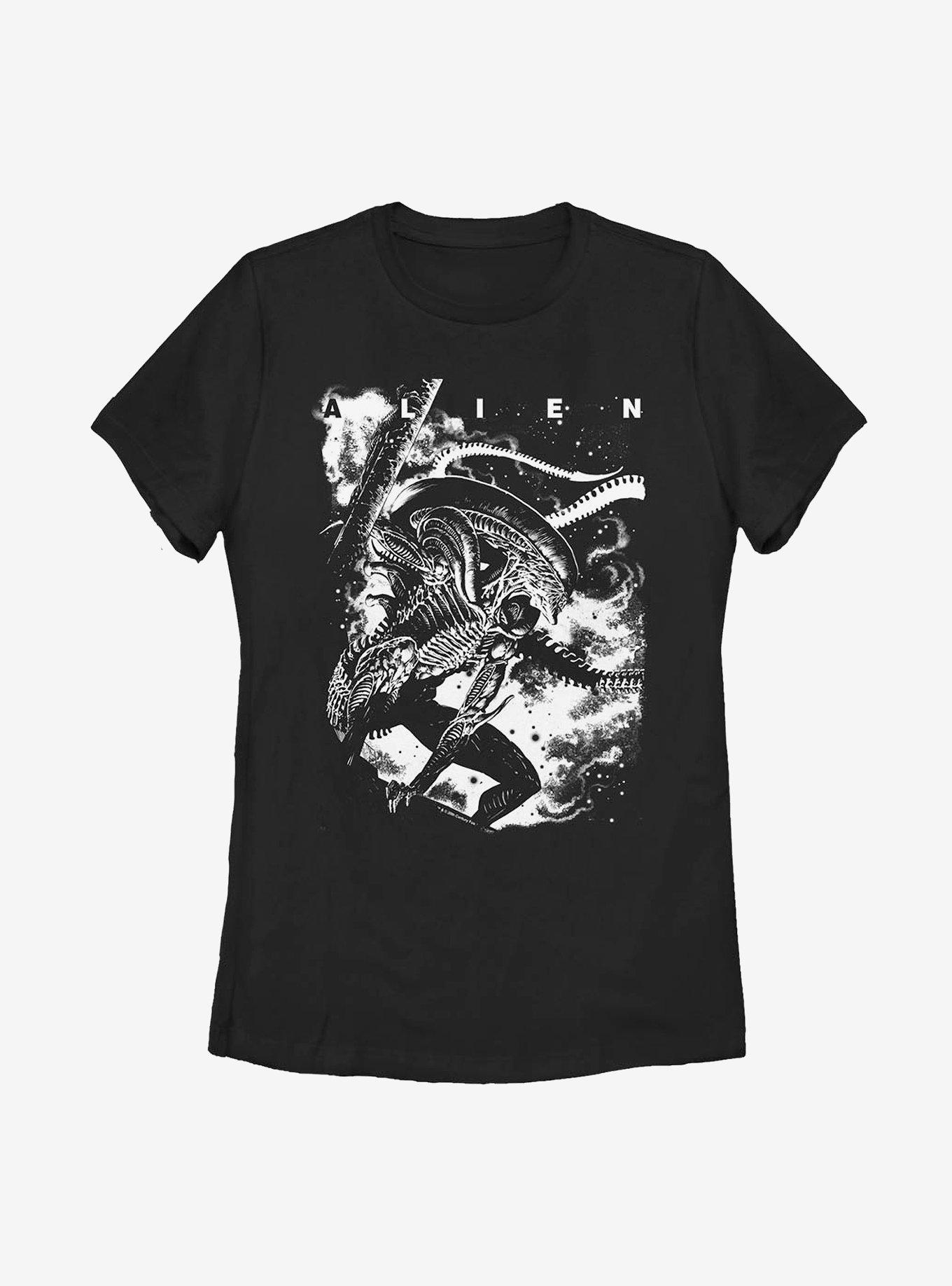 Alien Dark Womens T-Shirt, BLACK, hi-res