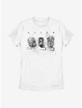 Alien Facehugger Concept Womens T-Shirt, WHITE, hi-res