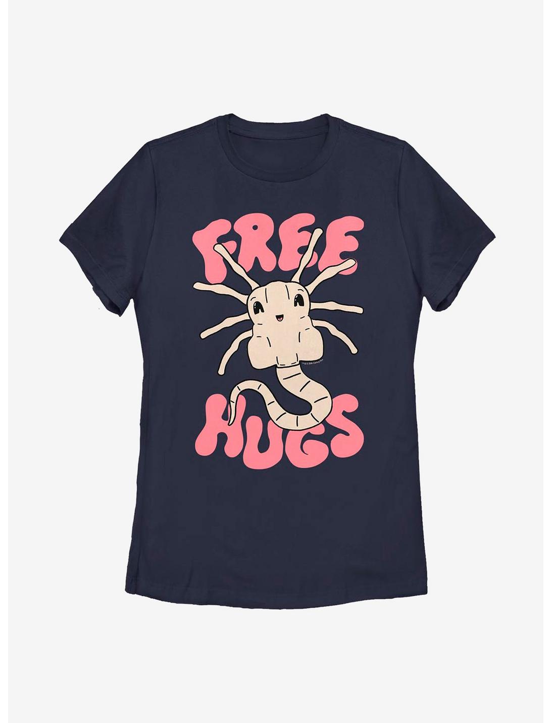 Alien Free Huggers Womens T-Shirt, NAVY, hi-res