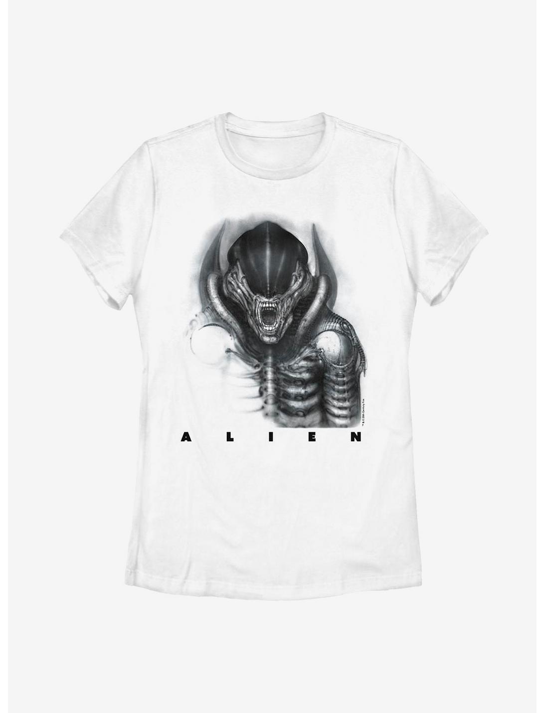 Alien Giger Alien Womens T-Shirt, WHITE, hi-res