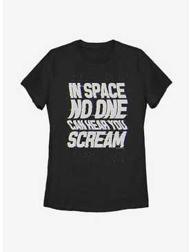 Alien Space Scream Womens T-Shirt, , hi-res