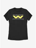 Alien Weyland Yutani Logo Womens T-Shirt, BLACK, hi-res