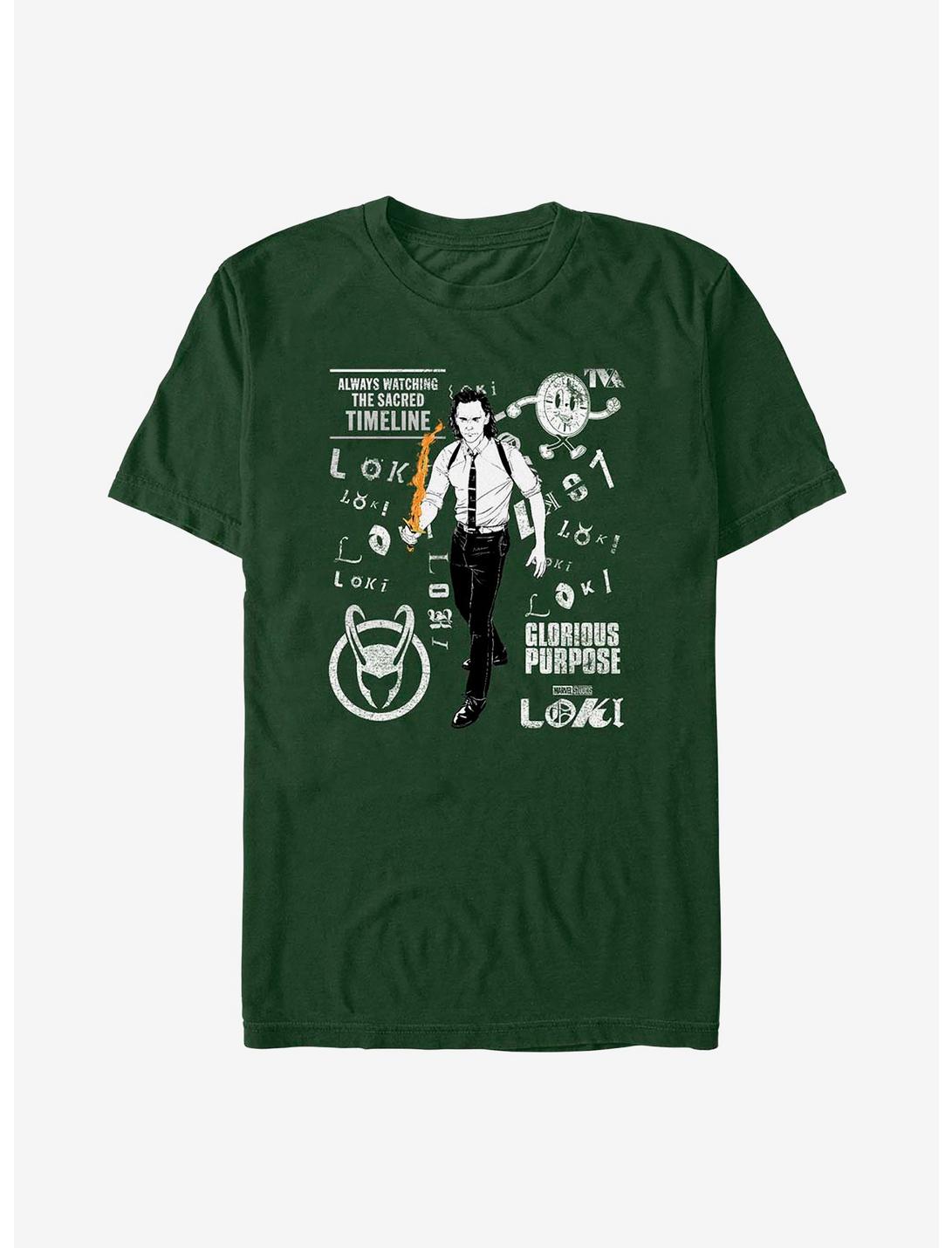 Marvel Loki Scramble T-Shirt, FOREST GRN, hi-res