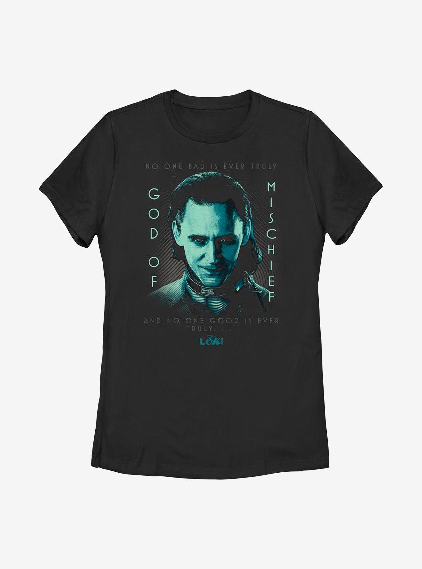Marvel Loki Good Vs Evil Womens T-Shirt, , hi-res