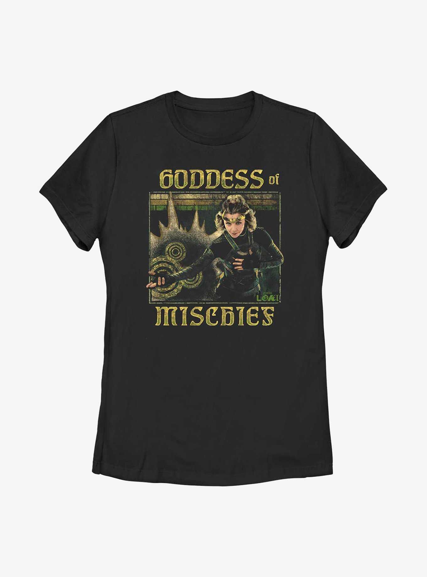 Marvel Loki Mischievious Goddess Womens T-Shirt, , hi-res