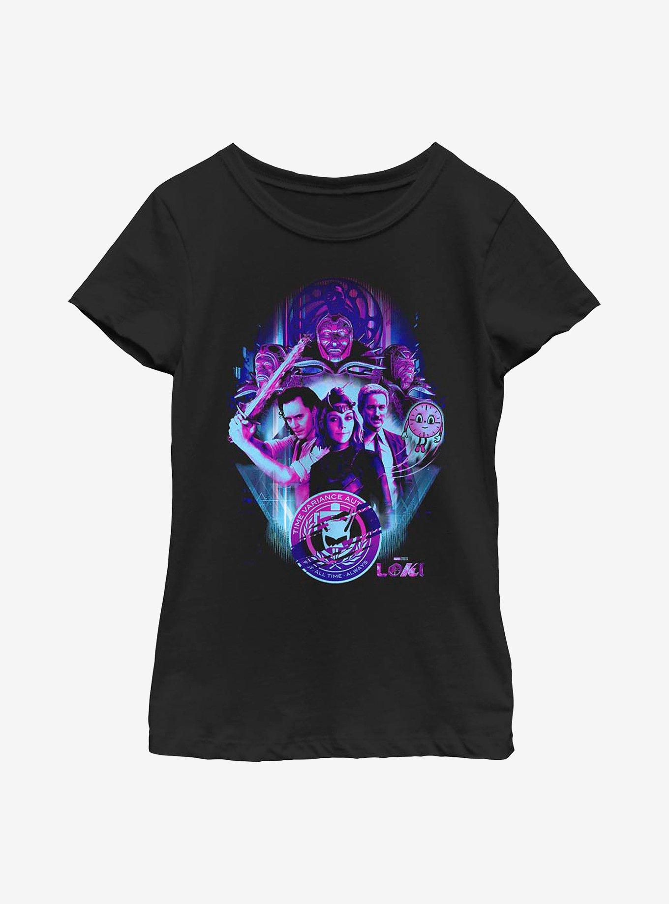 Marvel Loki Breaking My Reality Youth Girls T-Shirt, BLACK, hi-res