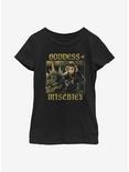 Marvel Loki Mischievious Goddess Youth Girls T-Shirt, BLACK, hi-res