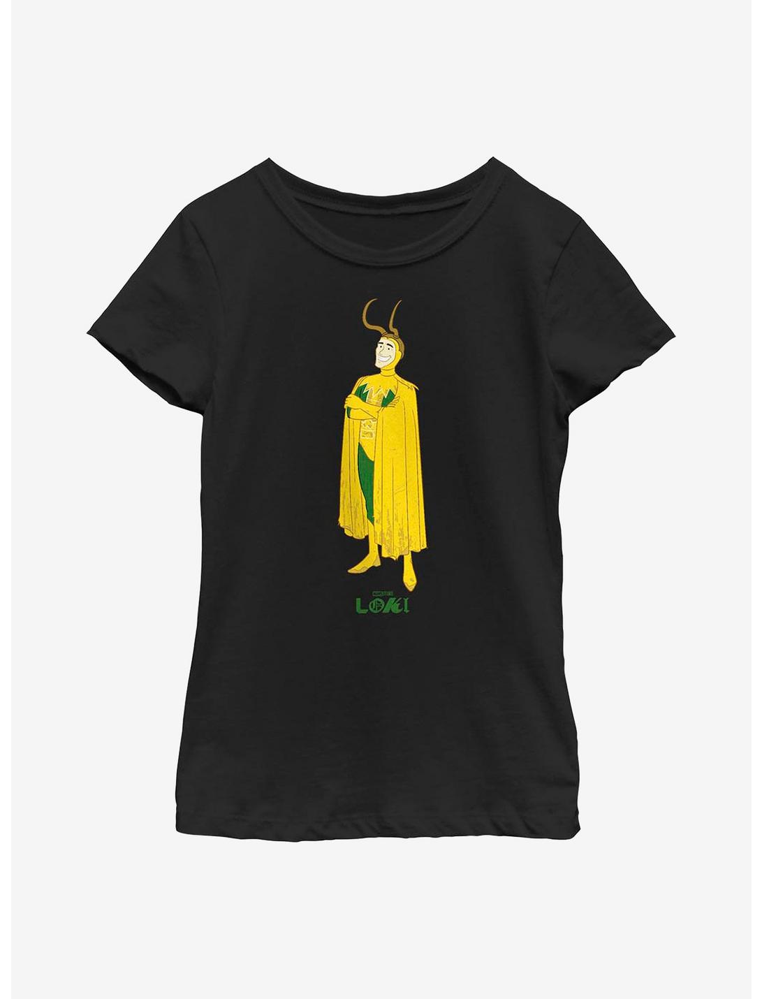 Marvel Loki Old Loki Hero Youth Girls T-Shirt, BLACK, hi-res