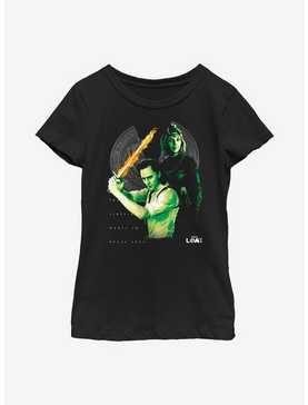 Marvel Loki Time Heroes Youth Girls T-Shirt, , hi-res