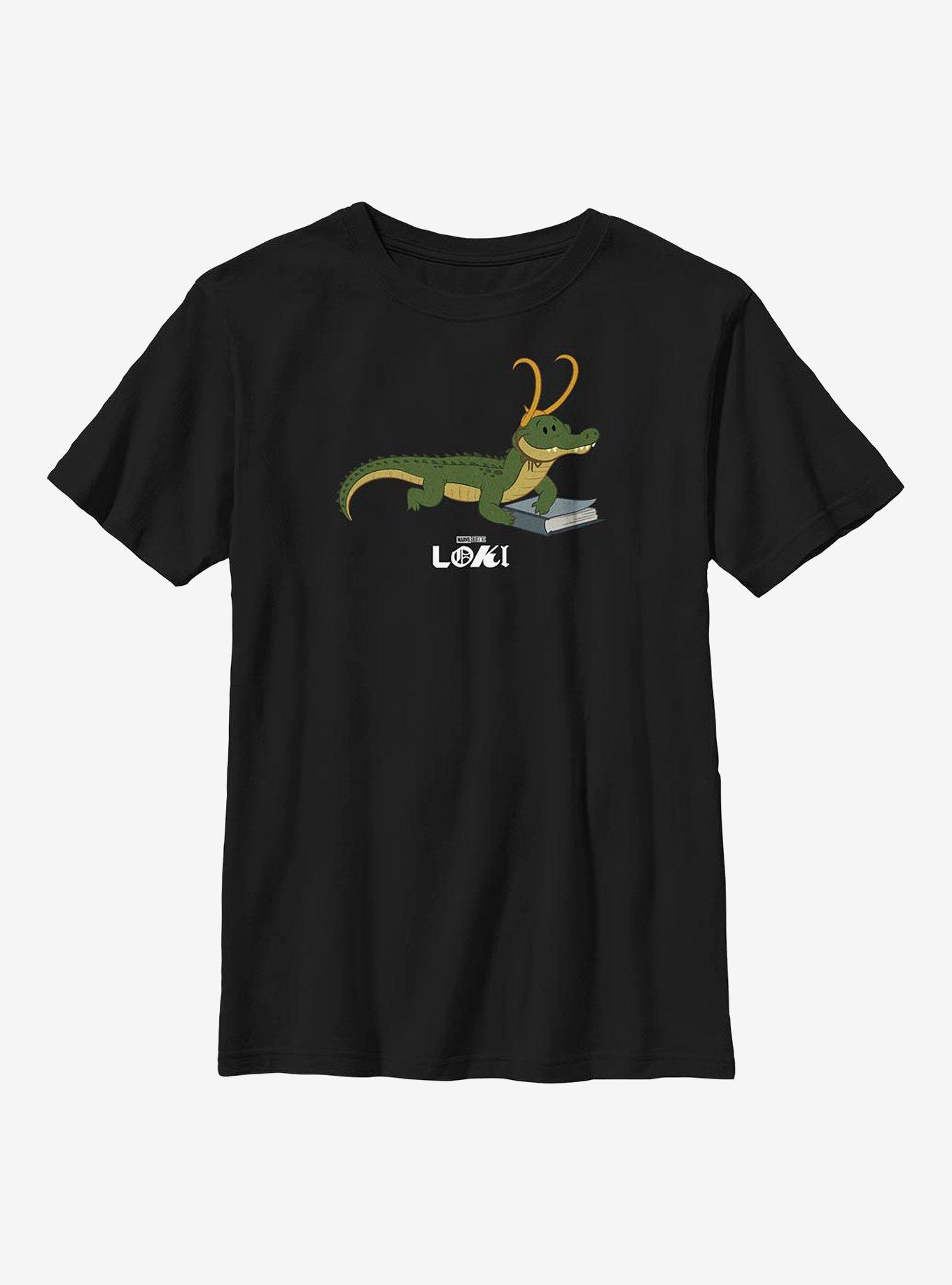 Marvel Loki Gator Loki Hero Youth T-Shirt, BLACK, hi-res