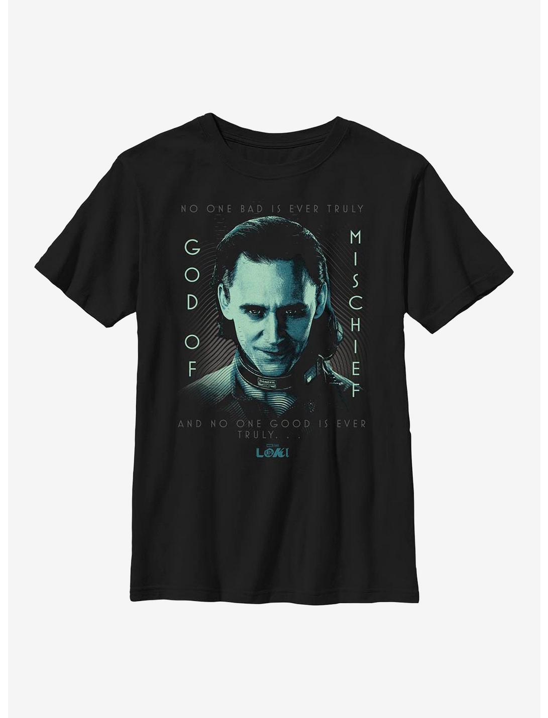 Marvel Loki Good Vs Evil Youth T-Shirt, BLACK, hi-res
