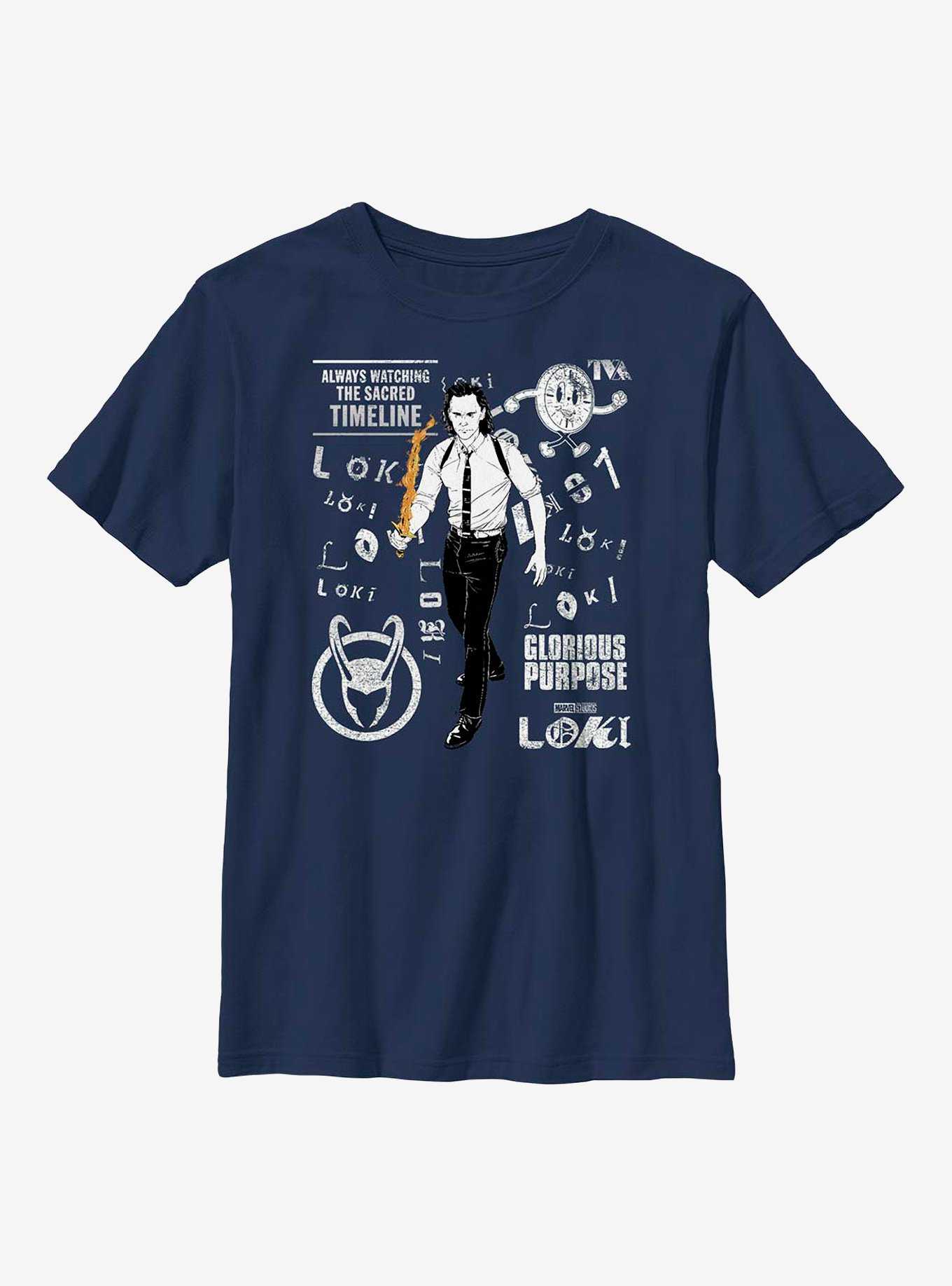 Marvel Loki Scramble Youth T-Shirt, , hi-res