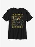 Marvel Loki Mischievious Goddess Youth T-Shirt, BLACK, hi-res