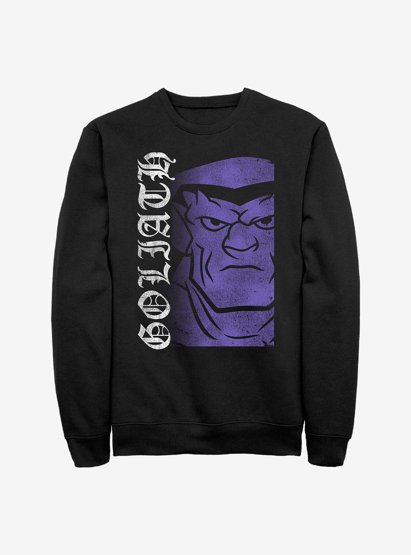 Disney Gargoyles Goliath Big Face Sweatshirt, BLACK, hi-res