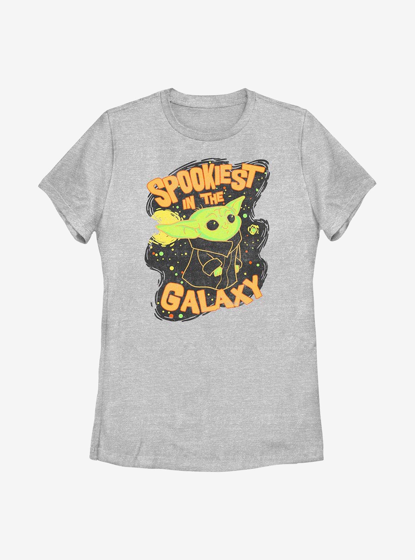 Star Wars The Mandalorian Spookiest in the Galaxy Womens T-Shirt, ATH HTR, hi-res