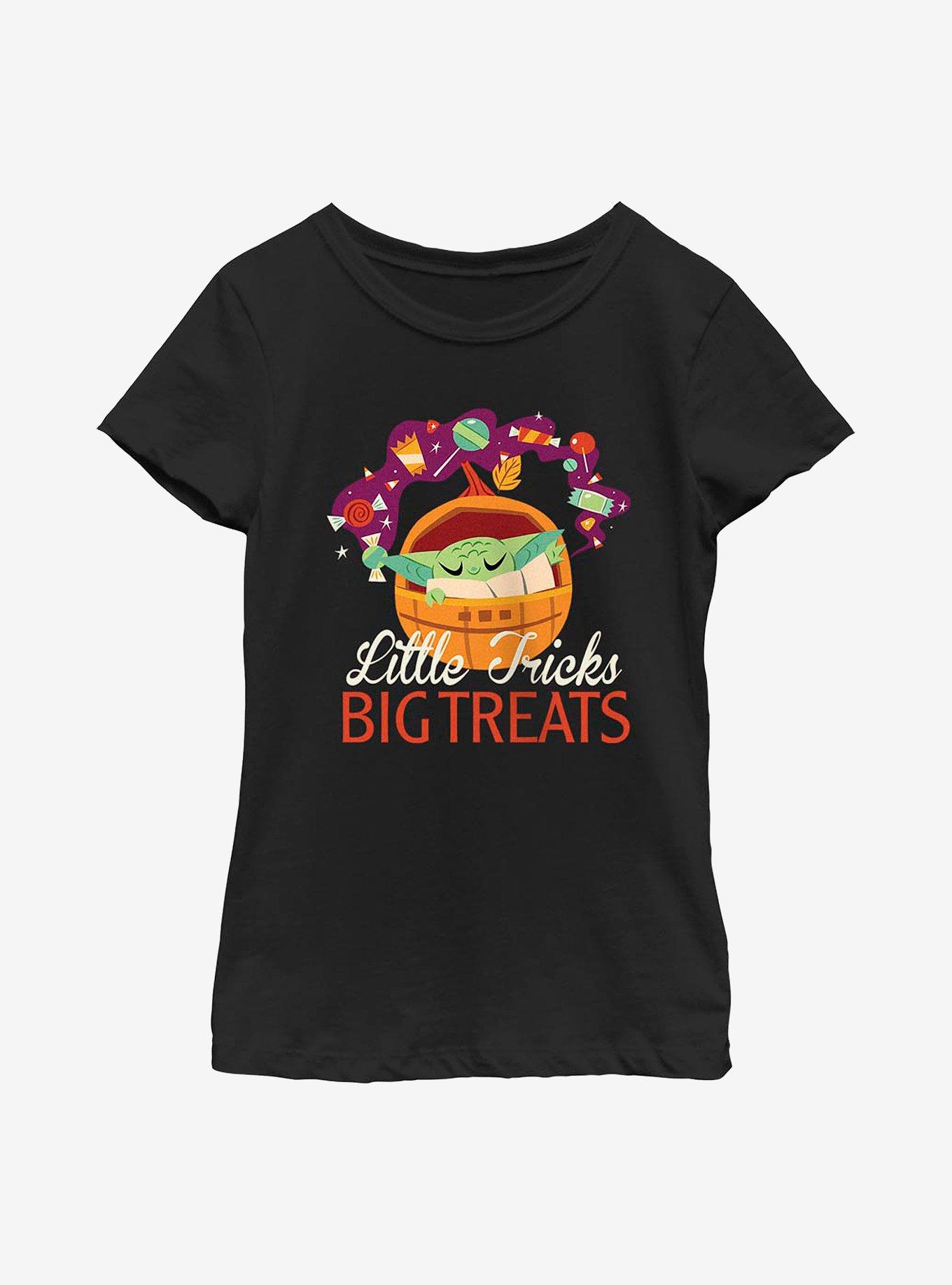 Star Wars The Mandalorian Big Treats Youth Girls T-Shirt, BLACK, hi-res