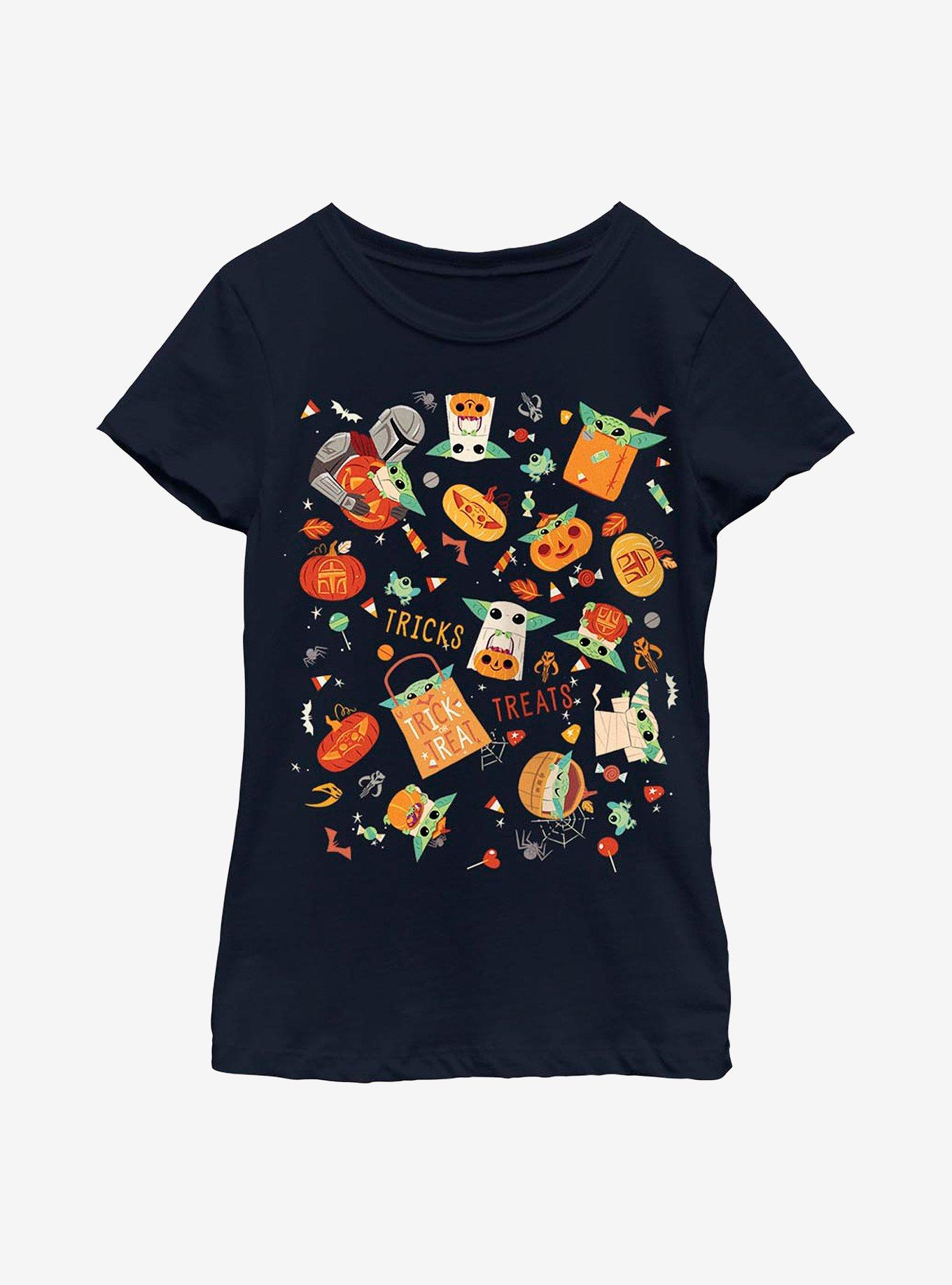 Star Wars The Mandalorian Candy Hunter Youth Girls T-Shirt, , hi-res