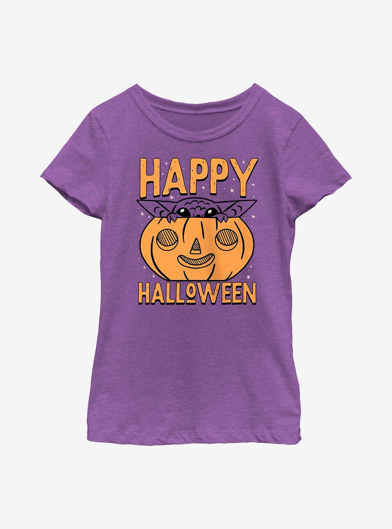 Star Wars The Mandalorian Pumpkin The Child Youth Girls T-Shirt, , hi-res