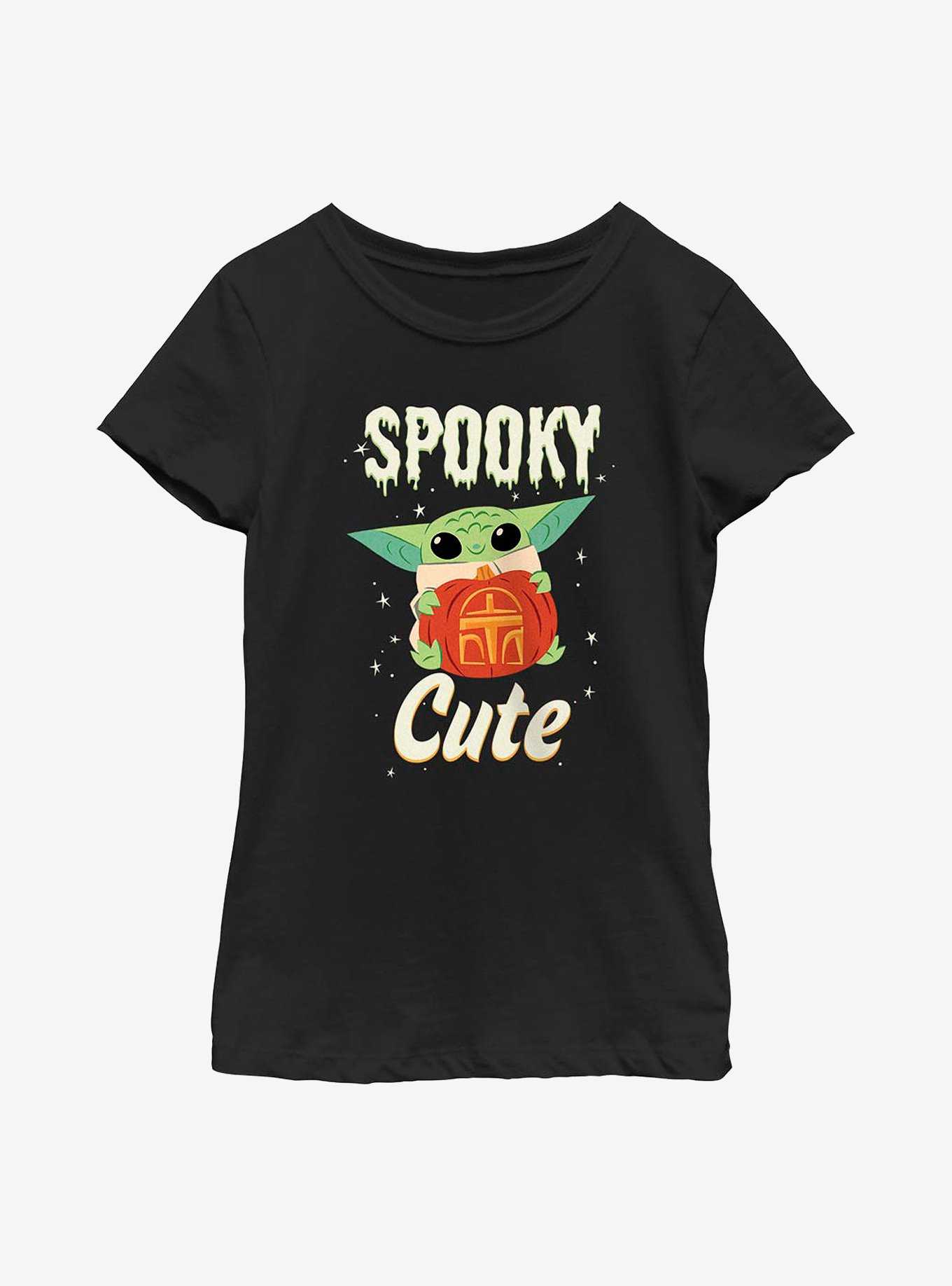Star Wars The Mandalorian Spooky Cute Youth Girls T-Shirt, , hi-res