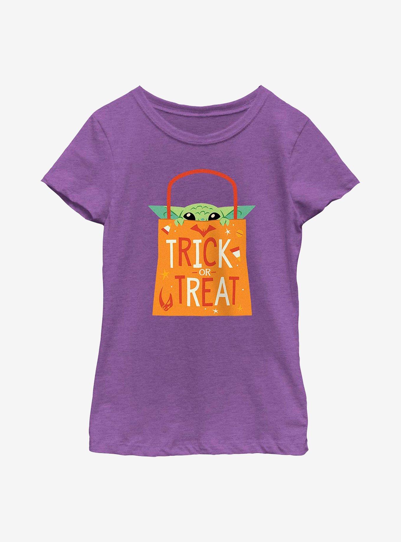 Star Wars The Mandalorian Trick or Treat Youth Girls T-Shirt, , hi-res