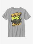 Star Wars The Mandalorian Spookiest in the Galaxy Youth T-Shirt, ATH HTR, hi-res