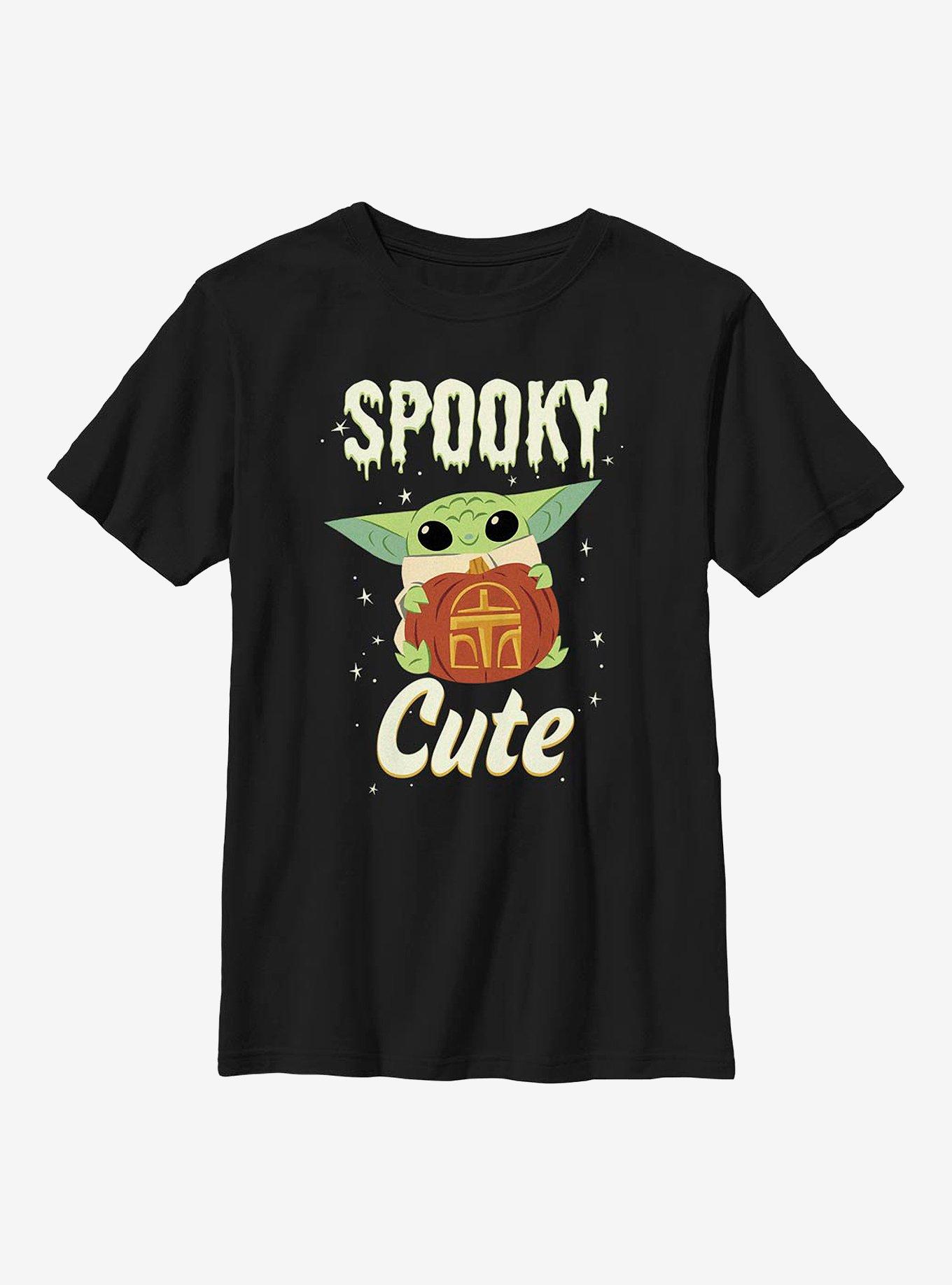 Star Wars The Mandalorian Spooky Cute Youth T-Shirt, , hi-res